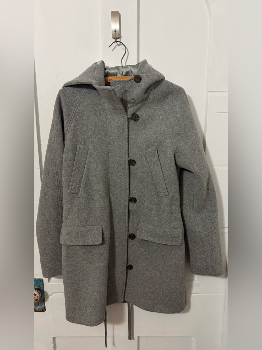 J Crew Stadium Cloth Nello Gori
Wool Blend Button Coat